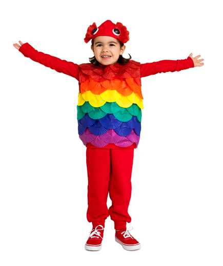 Rainbow Fish costume trang phục halloween cho bé - hình minh họa 6