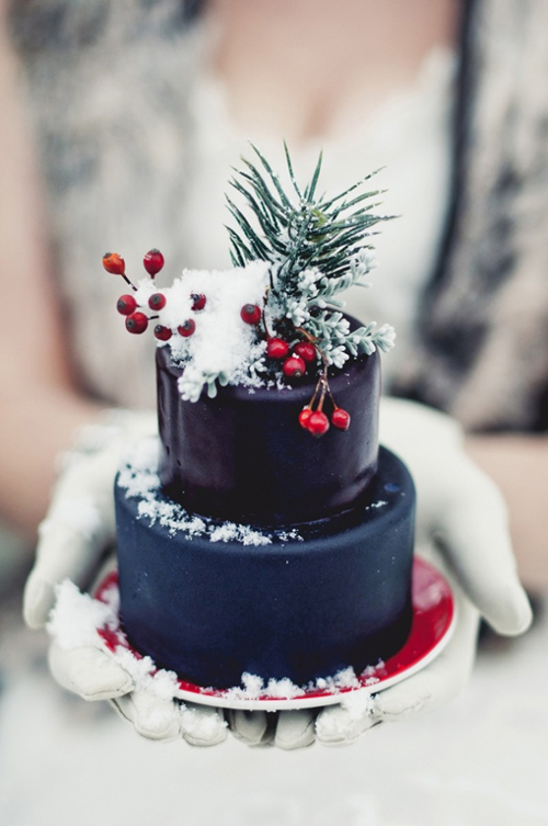 bánh cưới mùa Giáng sinh