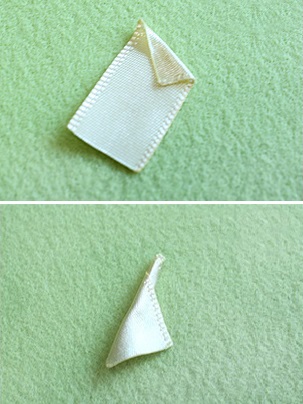 thiệp hoa ruy băng handmade