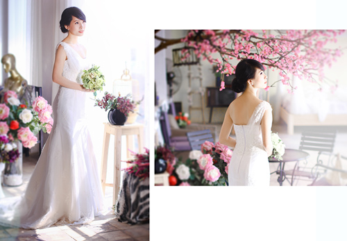 váy cưới cô dâu ngực lép - hình minh họa 6