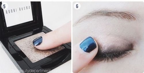 trang điểm mắt khói nhũ - hình minh họa 3