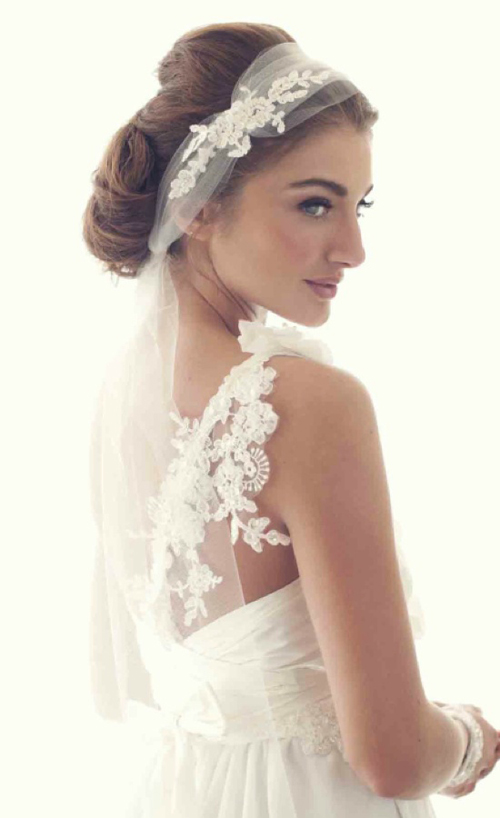 Làm cô dâu đẹp như Anne Hathaway với băng đô to bản băng đô cô dâu - hình minh họa 8