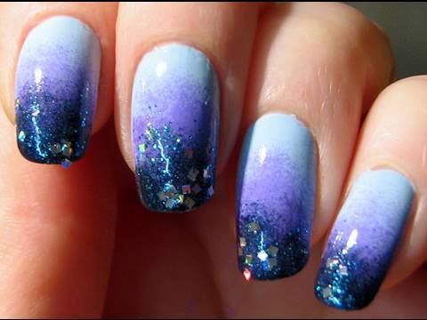 nail họa tiết galaxy - hình minh họa 4