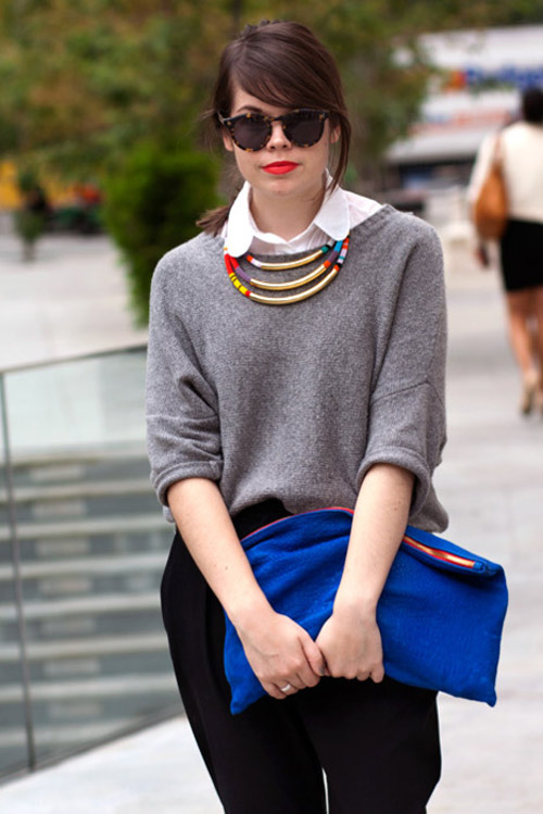phối sơ mi với vòng cổ - hình minh họa 8