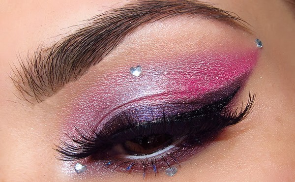 Party Pink And Purple Makeup Ideas