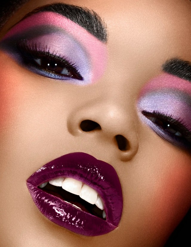 Party Pink And Purple Makeup Ideas