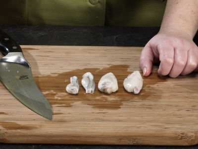 Learn How To Cook - How To Photo Pictorial Steps Frog Legs This will leave you with four sections. Cook the larger part first as it will take longer. A Step-by-Step How To Photo Pictorial Learn How To Cook - How To Photo Pictorial Steps Frog Legs