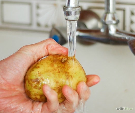 Cách nướng khoai tây bằng lò vi sóng nướng khoai tây bằng lò vi sóng