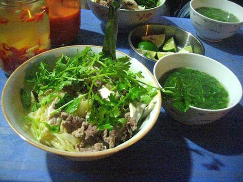 phở trộn Hà Nội