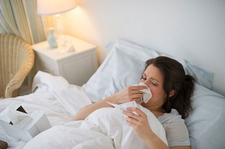 cháo gà giải cảm mẹ bầu