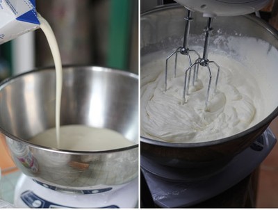 Cách Làm Bánh Pudding Kem Tươi Bánh - hình minh họa 3
