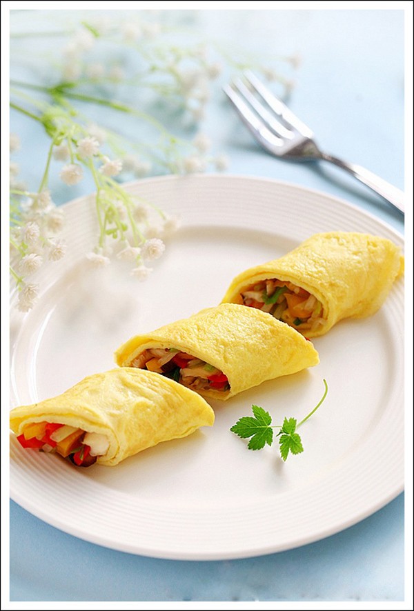 Trứng Cuộn Rau Món Ngon - hình minh họa 5