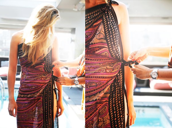 cách thắt sarong - hình minh họa 2