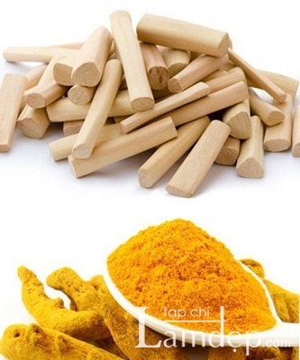 bột nghệ trị mụn - hình minh họa 2